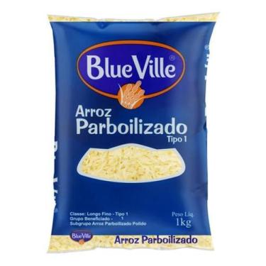 Imagem de Arroz Parboilizado Tipo 1 Blue Ville Pacote 1Kg