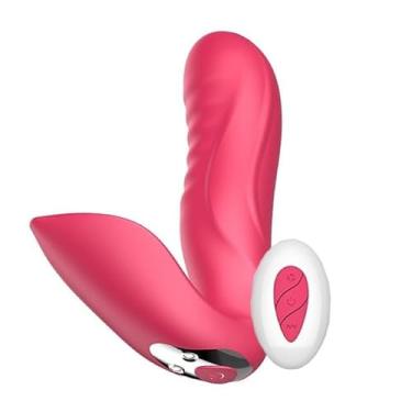Imagem de Vibrador Feminino Pulsador estilo Vai e Vem Ponto G e Estimulo Clitóris com Controle Remoto em Silicone Recarregável