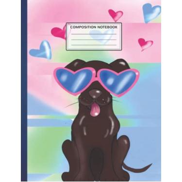 Imagem de Composition Notebook : Dog Journal Books Series Composition Notebook College Ruled, Journal For Girls, Teens, Women | Wide Lined 8.5x11 inches, 110 Pages KDO-A498