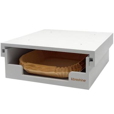 Imagem de Libreshine Dispensador de forro de fritadeira a ar de 6/8/9 polegadas (branco)