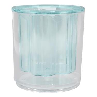 Imagem de Organizador Giratório Akozon 360° para Materiais de Arte, Porta-lápis de Mesa de Escritório, Armazenamento de Maquiagem para Batons, Joias, Grampos e Acessórios Pequenos (Verde)