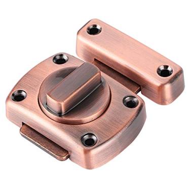 Imagem de Fechadura da Porta do Celeiro, Trava da Porta do Celeiro Com Acessórios de Parafuso de Instalação Fechadura da Porta Deslizante de Liga de Zinco Trava da Porta da Barraca do