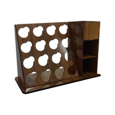 Imagem de Porta Cápsulas e Xícaras de Café Multifuncional em MDF - spezialle, DO
