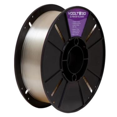 Imagem de Filamento PETG Natural Translúcido 1kg - 1.75Mm Voolt 3D Para Impressora 3D