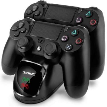 Imagem de Base Carregador Controle Playstation 4 Ps4 Dock Carga Rápida - PONTO D