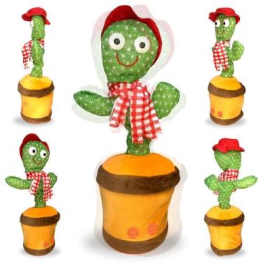 Imagem de Cacto Dançante E Falante Toca Música Repete A Fala Brinquedo - Europio