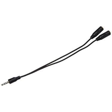 Imagem de Adaptador Divisor Áudio P2 para P3 Multilaser Preto - WI409