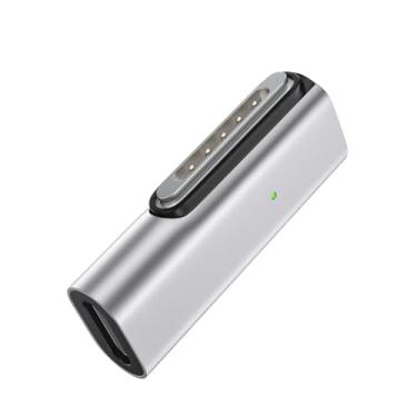Imagem de Lanhiem Adaptador Usb C Para Magnetic 3 De Carga Rápida Pd De 140 W, Conversor Type-C Para Mags 3 Com Luz Indicadora De Led Para Macbook Pro 2024/2023/2021 (M1/M2/M3, 14/16"), Macbook Air (M2/M3), P