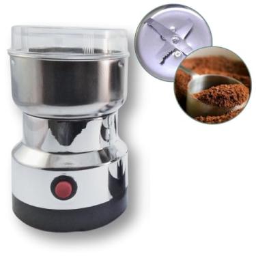 Imagem de Moedor de café elétrico Moinho para Noz Grão Erva Processador Triturador Liquidificador de cozinha Portatil