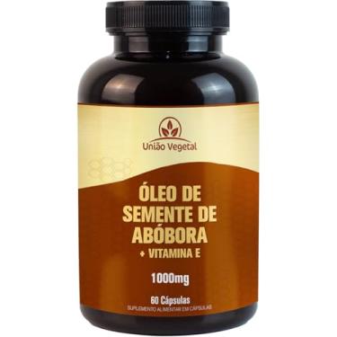 Imagem de Óleo de Semente de Abóbora 60 Cápsulas - Suplemento com 1000mg, Vitamina E Antioxidante, Suporte para Saúde e Bem-Estar