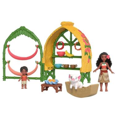 Imagem de Moana 2 Casa Moana e Simea com Pua e Acessórios - Mattel