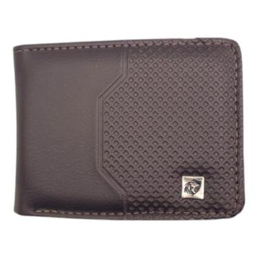 Imagem de Carteira Masculina material sintético Carimbo Metade Quadriculada RFID