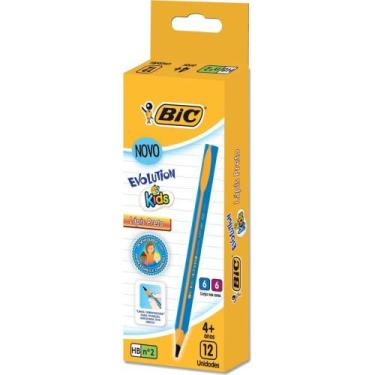 Imagem de Lápis Preto BIC KIDS Evolution Triangular HB2 Caixa com 12 Unidades