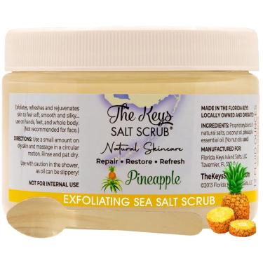 Imagem de Esfoliante corporal The Keys, sal marinho, abacaxi, 350 ml