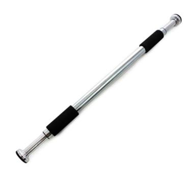 Imagem de Barra P/Flexão Exercícios Treino Regulável 62 A 100 Cm Fixa (prata-1)