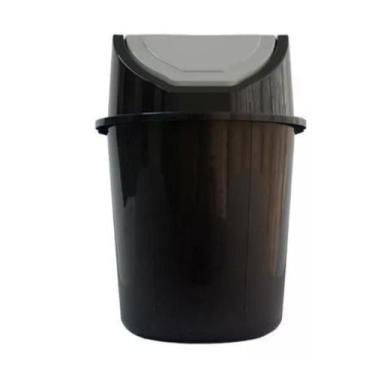 Imagem de Lixeira Para Cozinha Banheiro Grande Basculante 13 Litros - Pra vc, Pr