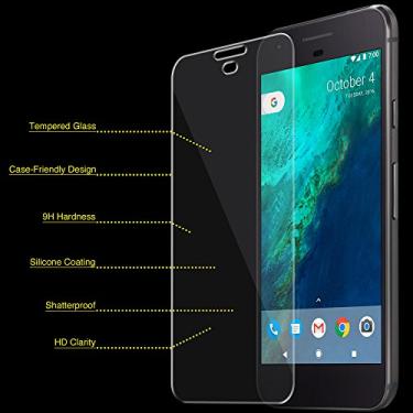 Imagem de AMZER Vidro temperado Ultra 9H Clear HD 5,5" para Google Pixel XL - Ultra Clear HD