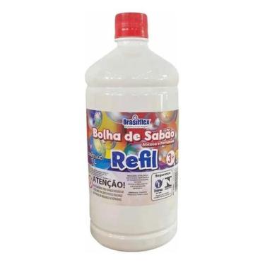Imagem de Refil Liquido Para Bolhas De Sabao 1 Litro Brasilflex - PAIS E FILHOS