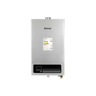 Imagem de Aquecedor De Agua A Gás Eletrônico 15l E15 Rinnai Gn Prata B