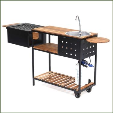 Imagem de Churrasqueira Móvel Com Pia Completa (b-grill Cp 46)