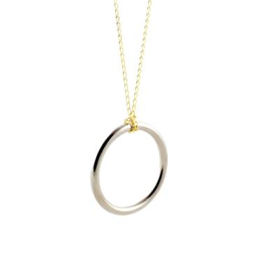 Imagem de MilesMagic Anel mágico em corrente Gimmick Improvisado Street Effects Tie Untie Necklace Knots Stage Mentalismo Real Close Up Illusion para truques de mágica de rotina fácil e profissional