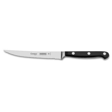 Imagem de Faca P- Churrasco 5`` Tramontina Century Preto Com Inox
