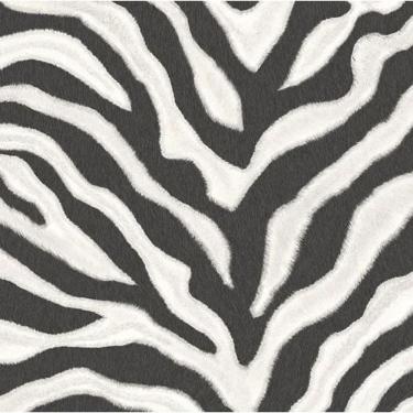 Imagem de Papel De Parede Natural Fx 2 Animal Print Preto E Branco G67491