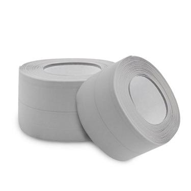 Imagem de Fita De Vedação Adesiva Porta Janela Protetor 3 Metros X 3,5cm Cor:Cinza