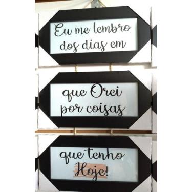 Imagem de Quadro evangélico  trio eu me lembro lembrancinhas evangélicas - Palác