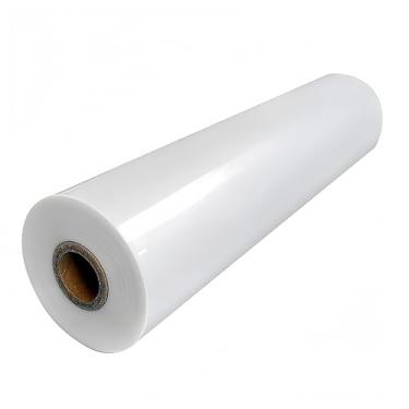 Imagem de Película de laminação térmica BOPP de 32 cm x 656', rolo de filme laminado a quente brilhante, rolo de folha de laminação à prova d'água de 1 mil (28 microfones) com núcleo de 2,5 cm para laminação de