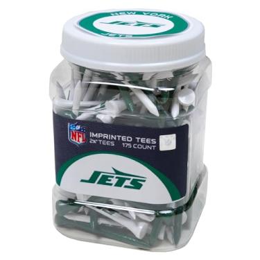 Imagem de Camisetas de golfe Team Golf NFL 2-3/4", pacote com 175, tamanho regular, várias cores de equipe, New York Jets, One Size Fits All