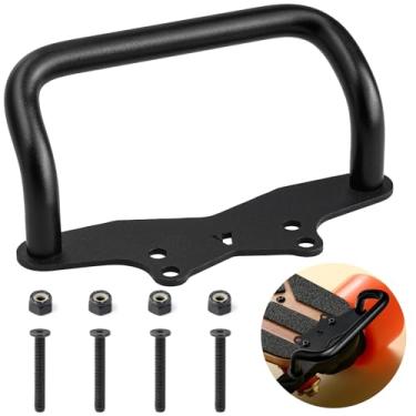 Imagem de YIBEICO Alça de skate para Meepo Exway Isinwheel, toda em aço inoxidável, antiferrugem, durável, alça de transporte para skate com quatro furos, longboard, alargada, acessórios para placa de suporte