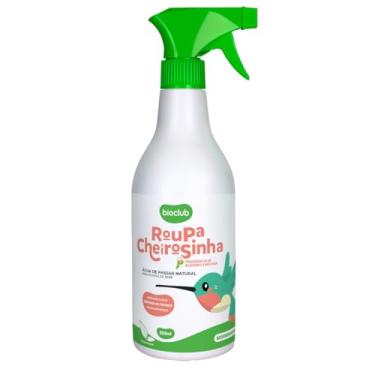 Imagem de Água de Passar Roupa Cheirosinha Cheirinho De Flor (Algodão e Melissa) Bioclub® 500ml Água De Cheiro De Passar Água Perfumada Natural Para Roupa de Bebê