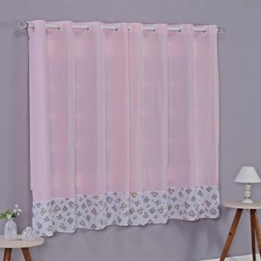 Imagem de Cortina Baby 2 Metros Quarto Bebê Infantil Menino Menina - Ametista De