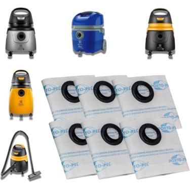 Imagem de Kit com 6 Unidades Saco Descartável para Aspirador de Pó Filtros Acessórios Compatível com Eletrolux Hidrovac Acqua Power Flex A10 GT Refil