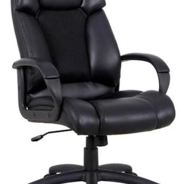 Imagem de Cadeira Escritório Presidente Ultra Confort Black Até 150Kg - Brazil H