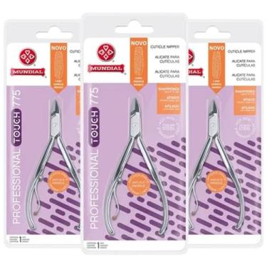 Imagem de KIT 3 ALICATES CUTÍCULA 775 PROFESSIONAL TOUCH INOX