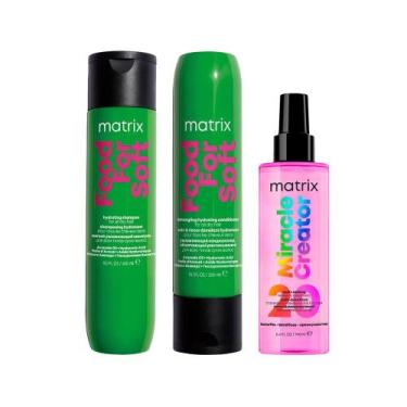 Imagem de Kit Matrix Food For Soft - 2 Produtos + Miracle Creator Leave-In 200ml