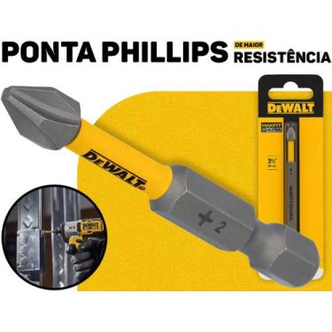 Imagem de Ponta PH2 DeWalt Maxfit 3.5 Polegadas DWAF3PH2-1H Parafusadeira Manual