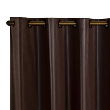 Imagem de Cortina Folha Blackout PVC 1,40m x 1,60m Uma Parte Bloqueia Luz Sala Q