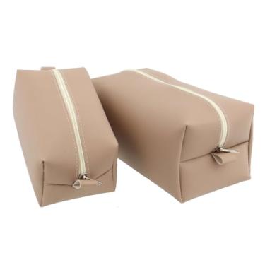 Imagem de Kit 2 Bolsa Necessaire M e G Organizador Viagem Maquiagem Objetos