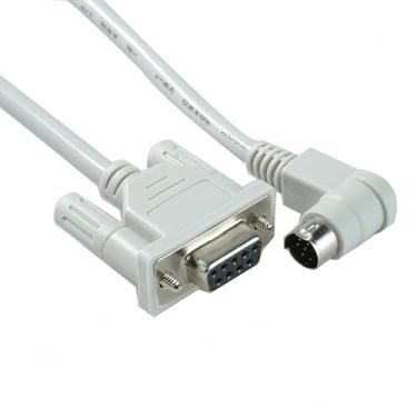 Imagem de Cabo de programação WASHINGLEE DB9 para Allen Bradley PLC 1000 1100 1200 1400 1500 Series, para substituição 1761-CBL-PM02, 6 pés, 3 opções (DB9-8PIN cinza)