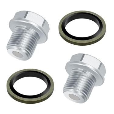 Imagem de JAVIK Bujão e junta de drenagem de óleo 09247-14036 09168-14004 para Suzuki Boulevard C90/M90/C109R/M109R Burgman 650 GS1000G GS1100G GS850G SV1000 V-Strom Bandit H-ayabusa I-ayabusa ntruder Katana