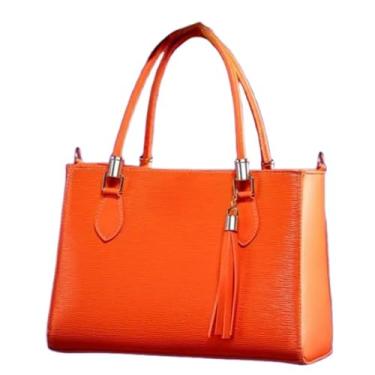 Imagem de Bolsa Feminina Media Duarts de Mão e transversal Lorena(Laranja)