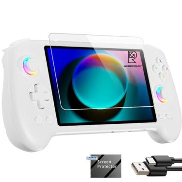 Imagem de RG557 Retro Handheld Game Android 14,rg 557 Handheld Game with 5.48 inch Touch OLED Screen,RG557 Supports DP and WiFi Bluetooth has Hall Rocker Battery 5500mAh