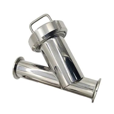 Imagem de Stainless Steel Y-Strainer 1-3/4" Tri Clamp 60-300 Mesh - Sanitary Filter For Beer, Dairy, Cosmetics - SS304, 45mm Pipe Fit(150 mesh)