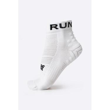 Imagem de Meia Curta para Corrida HUPI Running Pro Run Branco, Branco