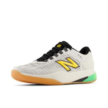 Imagem de New Balance Fresh Foam X Ct-Rally V2 Tênis masculino, Branco/Preto/Ouro Metálico, 38