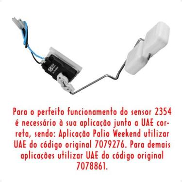 Imagem de Bóia Combustível PALIO 1996/2000 - 17854 - 2354 - Fiat