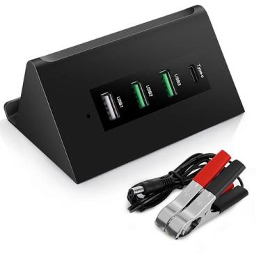 Imagem de Conversor Step Down USB DC 12V 24V para 5V Adaptador de alimentação 68